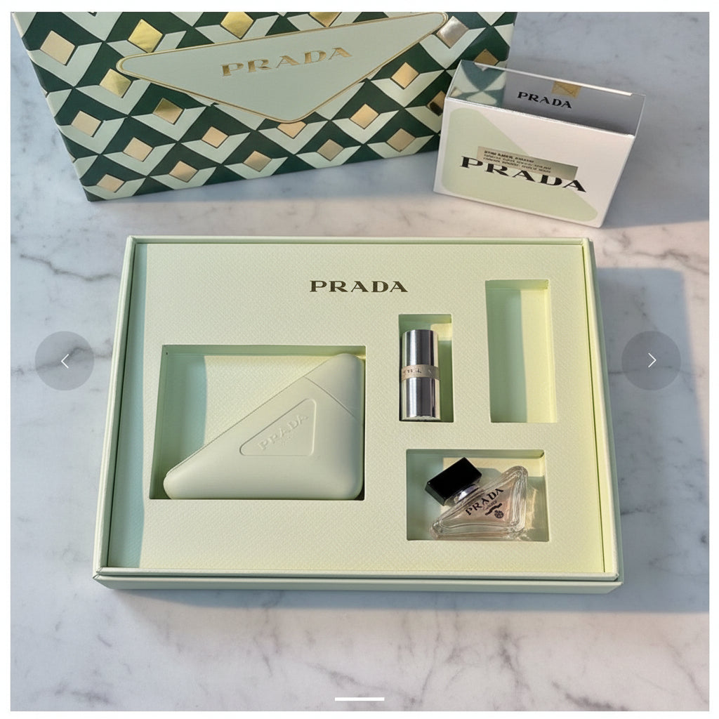 Example Prada color makeup perfume skin care 3-piece set